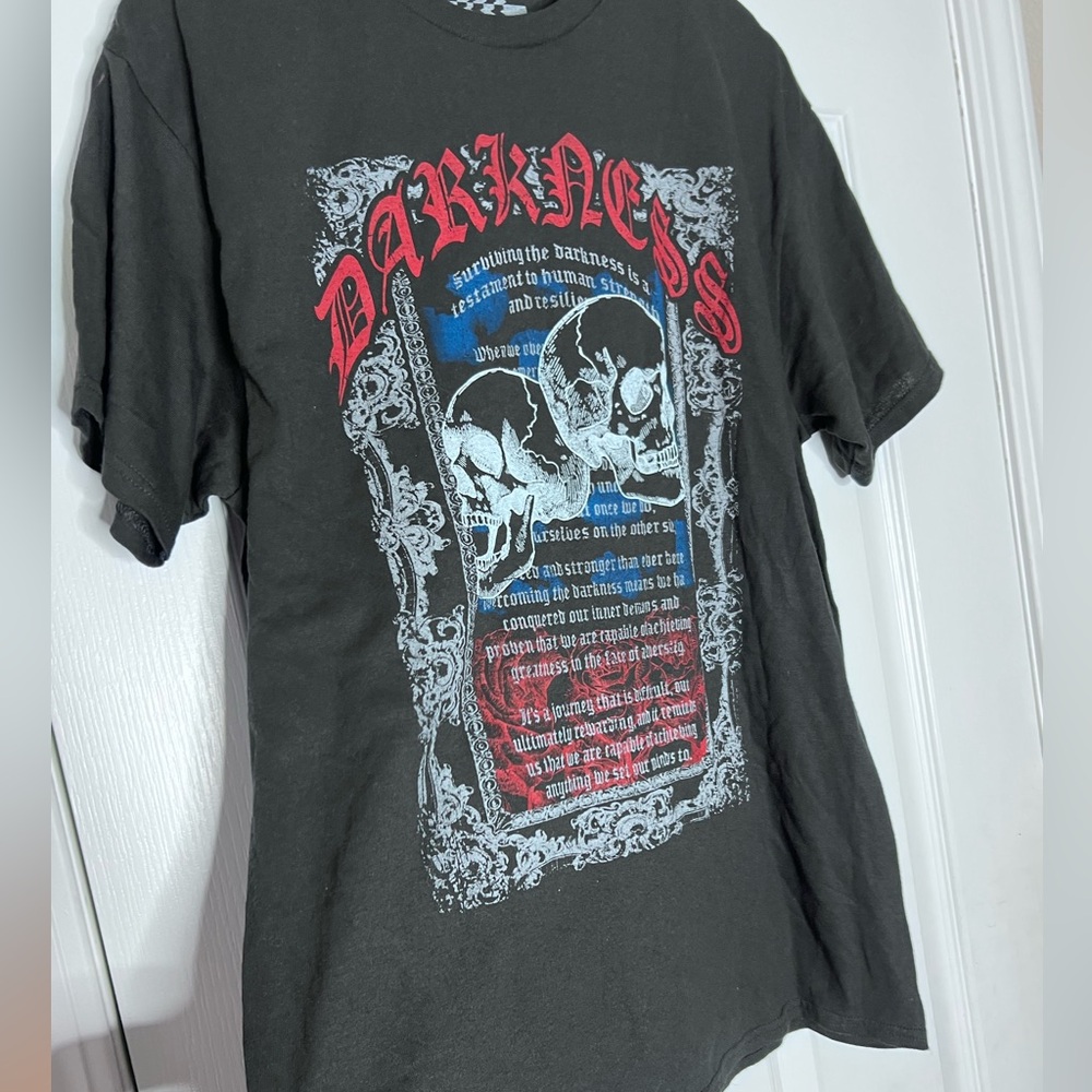 OTL - Darkness Graphic Black T-Shirt - Like New - Picture 3 of 6